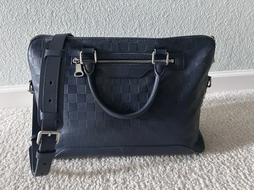 AUTHENTIC LOUIS VUITTON DAMIER INFINI PORTE-DOCUMENTS JOUR (PDJ) BRIEFCASE